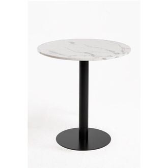 Regalos Miguel Regalos Miguel - Mesas Auxiliares - Mesa Firro Redonda 70cm Negra - Blanco