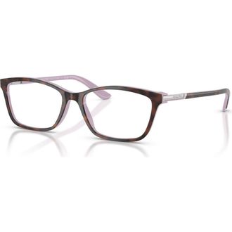 Ralph Lauren 52mm Cat Eye optical glasses in Brown Purple at Nordstrom