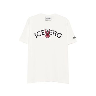Iceberg Logo-embroidered T-shirt