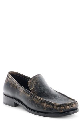 Acne Studios Bob Loafer in Beige/Black at Nordstrom, Size 12Us