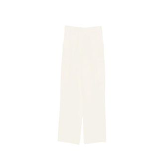 Twinset Straight Broeken - Dames - Straight fit broeken - Wit - S - Broeken