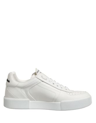 Dolce & Gabbana MIAMI Calf Low Top Men Sneakers Mens White