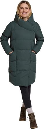 Mountain Warehouse Cosy Wrap Womens Down Padded Jacket - Water Resistant Ladies Puffer Coat, Down Fill Power 600 - Winter Travelling & Daily Use Khaki Womens Size 18