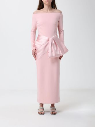 Solace London Abito midi in cr&ecirc;pe