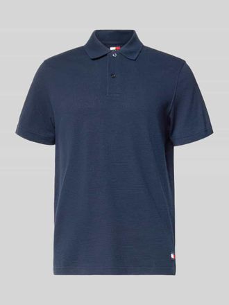 Tommy Jeans Regular Fit Poloshirt aus reiner Baumwolle in Marine, Gr&ouml;&szlig;e XXL