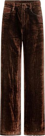 Pierre-Louis Mascia Kandox Broeken - Dames - Wijde Broeken - Bruin - XL - Broeken