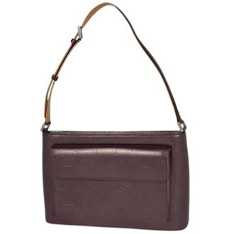 Louis Vuitton Pre-owned Shoulder Bags, female, Purple, Size: ONE SIZE Pre-owned Monogram Mat Shoulder Bag