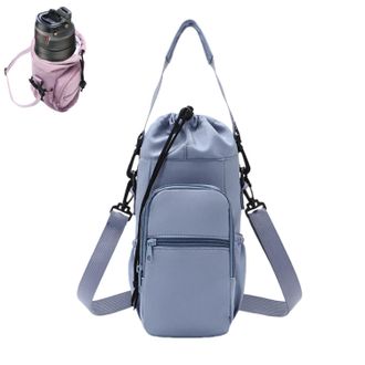 Generic Water Bottle Shoulder Bag-Outdoor Companion,Bottle Holder Pack with Phone Pocket,Large Capacity Crossbody Water Bottles Bag