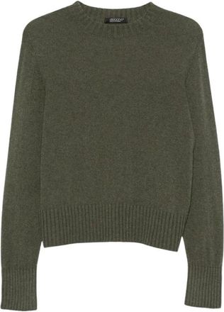 Aragona Sweater Aragona - Dames - Ronde hals truien - Groen - XS - Truien & Vesten