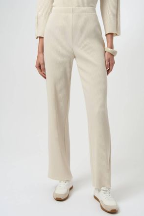 Joseph Ribkoff Relaxed Pleated Trousers In Birch