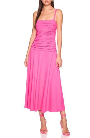 Susana Monaco Ruched Sleeveless Maxi Dress in Boom at Nordstrom, Size X-Small