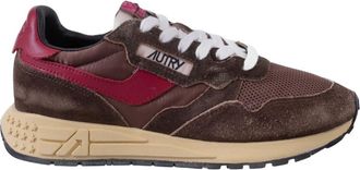 Autry Reelwind Low - Dames - Sneakers - Bruin - 40 EU - Katoen - Schoenen