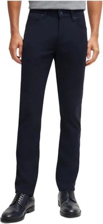 HUGO BOSS Donkerblauwe Chinos - Heren - Chinos - Blauw - W30 L32 - Broeken
