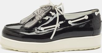 Pierre Hardy Black Patent Leather Loafers