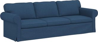 vidaXL Sof&aacute; Azul 245 X 82 X 80 Cm Tela Vidaxl