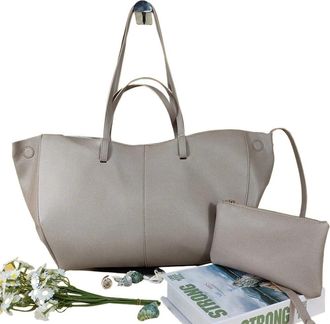 Generic 2025 Fashionable Womens Shoulder Bag Large Capacity Tote Simple Commuting Must-have Free Small Wallet(Color 2,43X9.5X23CM)