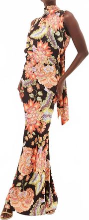 Misa Sierra Maxi Skirt In Multi