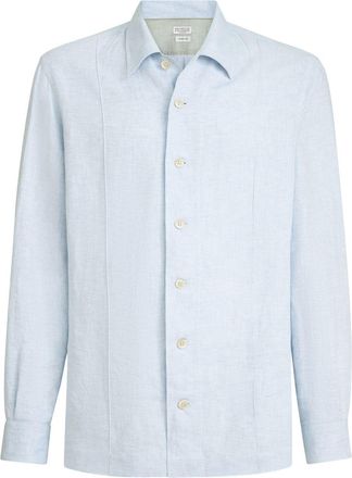 Brunello Cucinelli Linen And Cotton Blend Shirt