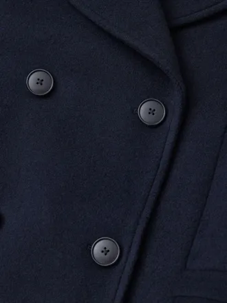 Closed Double-Breasted Blazer - Navy