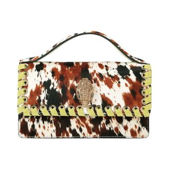 Kurt Geiger Handbags, female, Multicolor, ONE SIZE, Brown Bond Top Handle Bag