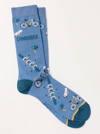 Fat Face FatFace Cambridge Socks in Blue