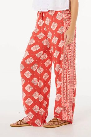 Rip Curl Ventura Wide Leg Pants In Red