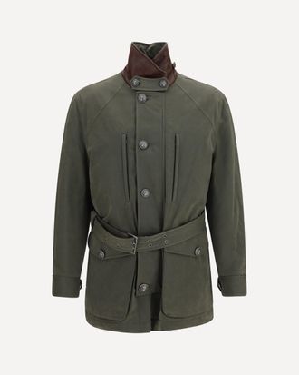 Brunello Cucinelli Belted waterproof Jacket Male 48