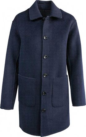 Elliott Lauren In Reverse Reversible Jacket In Navy