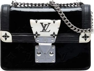 Louis Vuitton Pre-owned Shoulder Bags, female, Black, Size: ONE SIZE Pre-owned The Wynwood