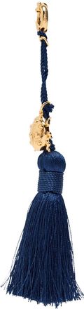 Timeless Pearly Tassel 24kt Gold-plated Keyring - Blue - One Size