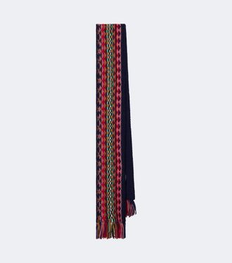 Dries Van Noten Wool jacquard scarf