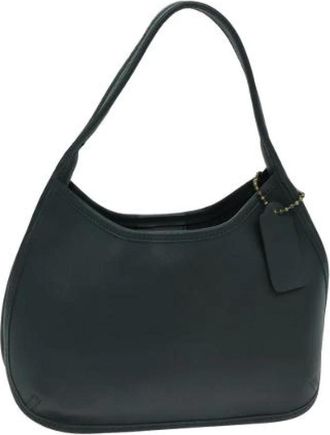 Coach Pre-owned Schoudertas - Dames - Vintage Schoudertas - Groen - ONE Size - Leer - Vintage