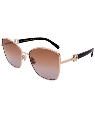 Ferragamo Womens Sf312sr 55Mm Sunglasses