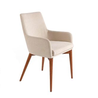 Angel Cerd&aacute; Silla comedor tapizada tela beige