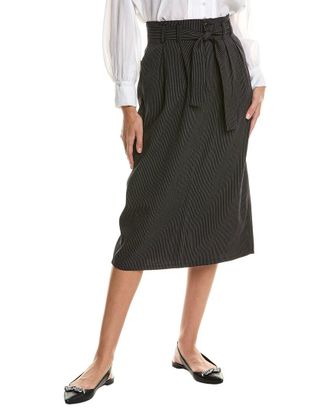 The Great. The Trouser Wool-Blend Pencil Skirt
