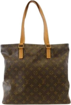 Louis Vuitton Pre-owned Tote Bags, female, Brown, Size: ONE SIZE Pre-owned Cabas Mezzo