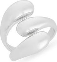 Nordstrom Rack Demi Fine Bypass Ring in Silver at Nordstrom Rack, Size 9