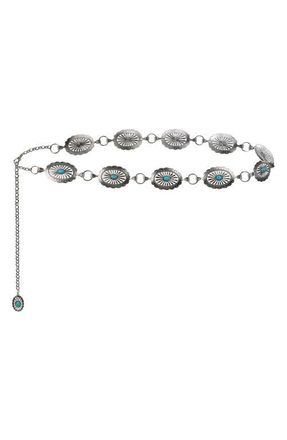 Petit Moments Concho Belt in Silver at Nordstrom