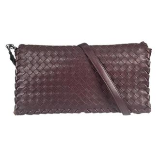 Bottega Veneta Pre-owned Cross Body Bags, female, Brown, Size: ONE SIZE Pre-owned Intrecciato Shoulder Bag