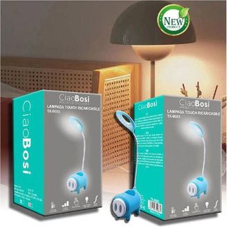 Trade Shop Trade Shop Traesio - Trade Shop - Lampada Tavolo Led Touch Ricaricabile Vano Bambini Tx-9083