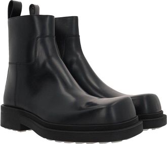 Bottega Veneta Mens Calfskin Leather Ben Bootie (Authentic Pre-Loved)