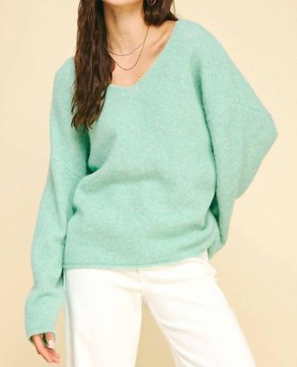 Pinch Design Cloud Nine Comfort Sweater In Green