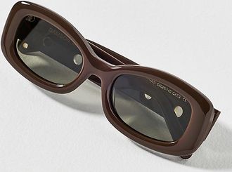 Damson Madder Fay Eyelet Rectangle Sunglasses