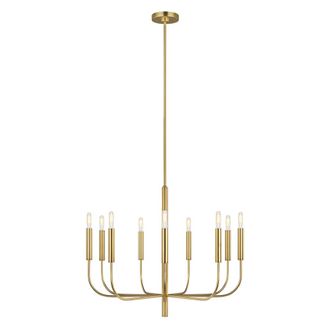 Elstead Lighting L&aacute;mpara de ara&ntilde;a, lat&oacute;n bru&ntilde;ido