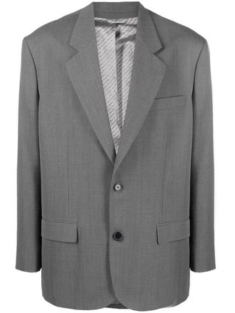 Acne Studios Blazer met enkele rij knopen - Grijs