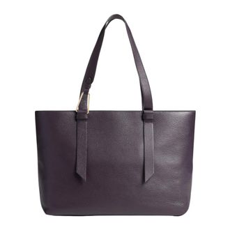 Coccinelle Malory Tote Bag - Dames - Shoppers - Paars - ONE Size - Leer - Tassen