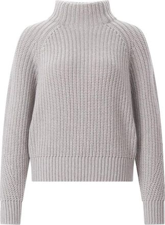 Iris Von Arnim Turtleneck Trui - Dames - Coltruien - Grijs - L - Leer - Truien & Vesten