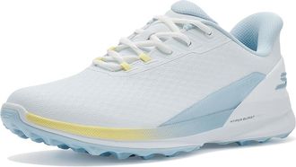 Skechers Pure Arch Fit Slip-In Womens Golf Shoes White/Yellow/Blue : 8.5 B - Medium, Synthetic