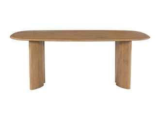 VENTE-UNIQUE.COM Mesa de comedor madera color natural claro