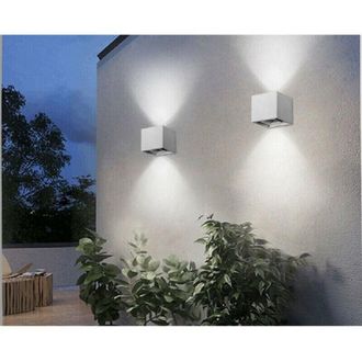 Trade Shop Trade Shop Traesio - Trade Shop - Led Cob 12w External Luce 4000k 3000k 6500k Grigio Es46